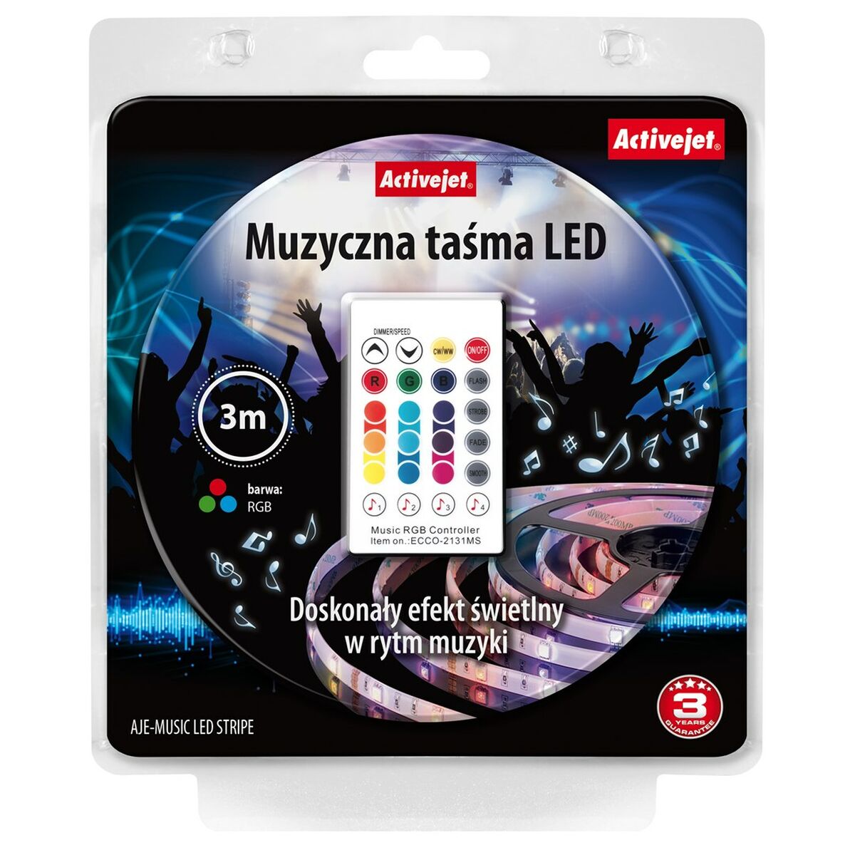 LED strips Activejet AJE-LED MUSIC STRIPE-3