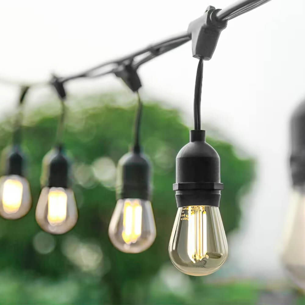 Ghirlanda luminoasa decorativa de exterior, cu 15 becuri LED soclu E27, 15m-4